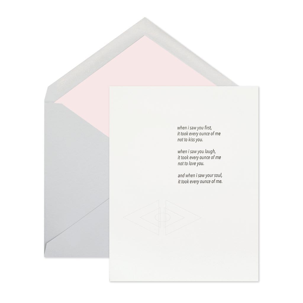 Page Stationery Single Card When I Saw Single Card