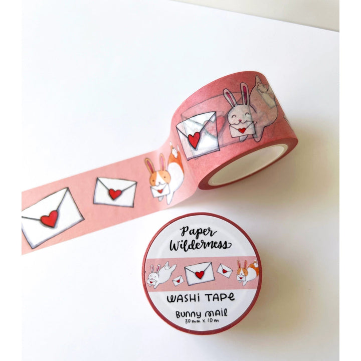 Paper Wilderness Tape Bunny Mail 30mm Washi Tape