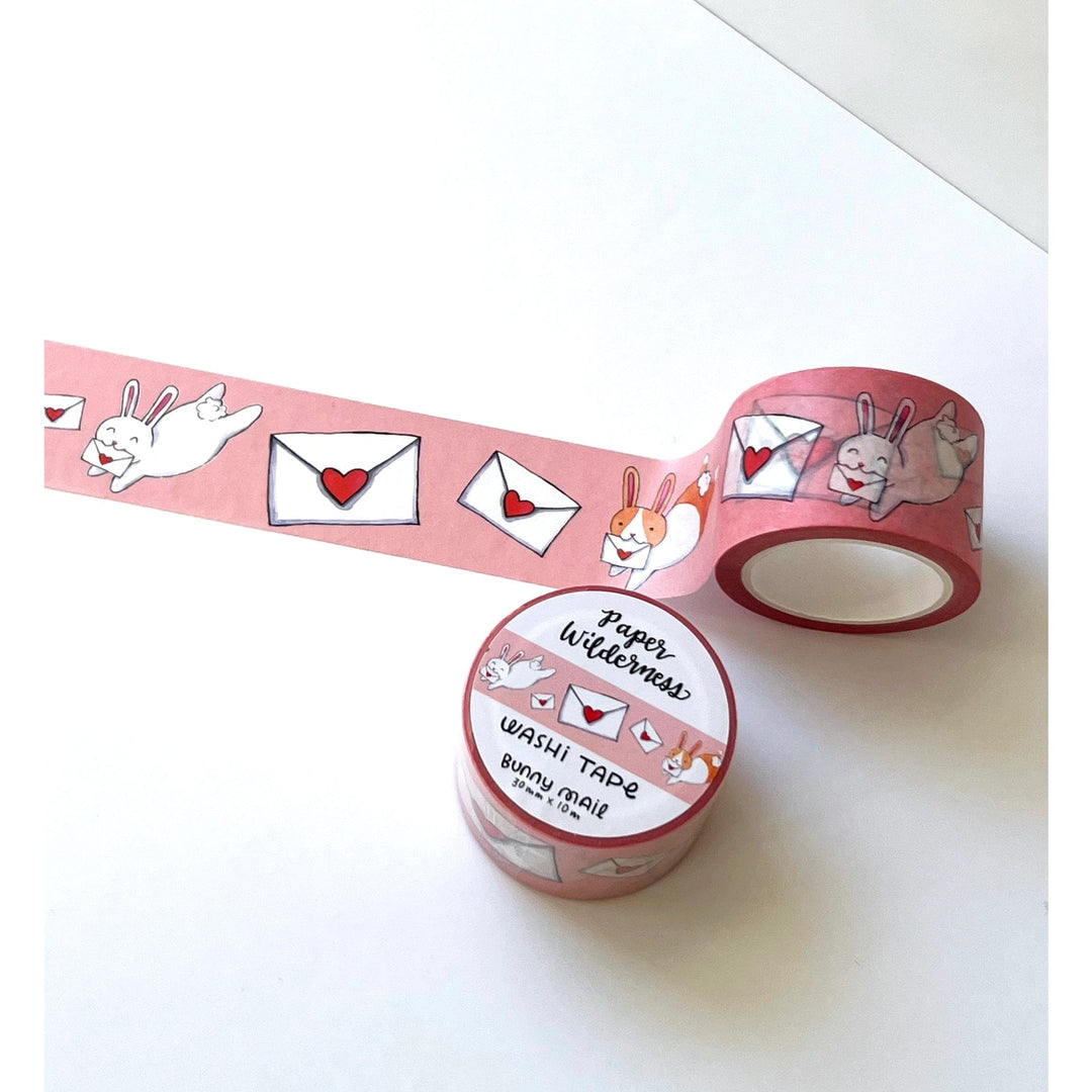 Paper Wilderness Tape Bunny Mail 30mm Washi Tape