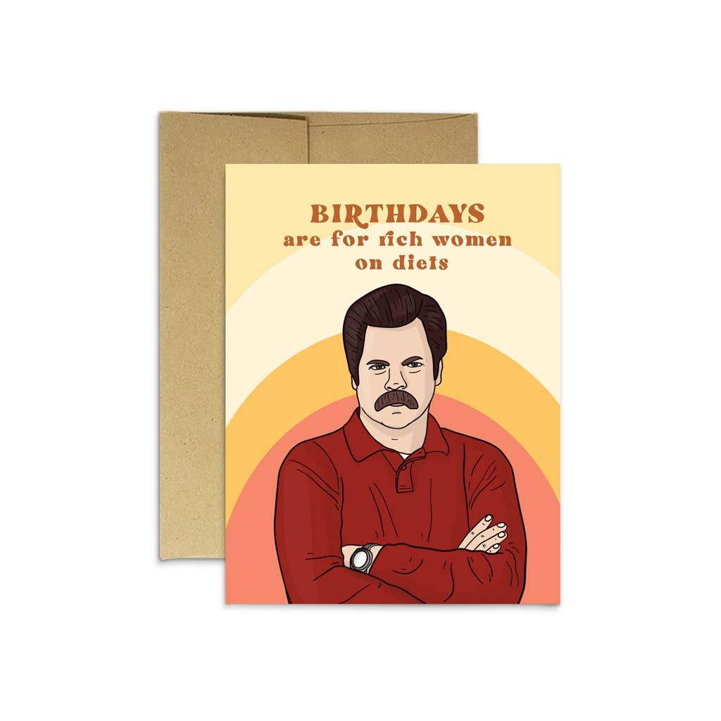 Party Mountain Paper Card Ron Birthday Card