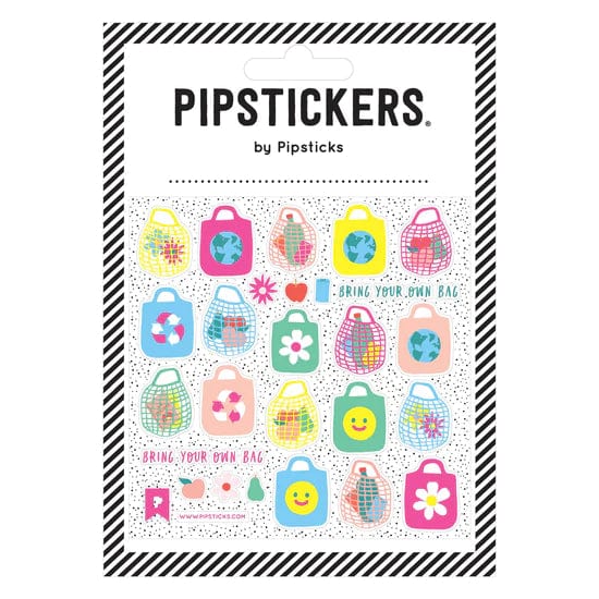 Pipsticks Bring Your Own Bag Stickers
