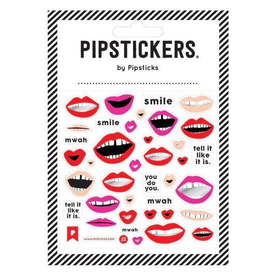 Pipsticks Stickers Lots of Lips Pipsticks