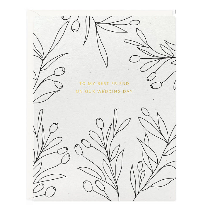 Ramona & Ruth Card Our Wedding Day Botanical Card