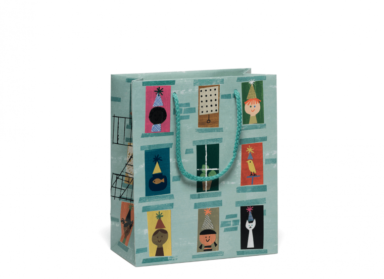 Red Cap Cards Gift Bag Windows Bag