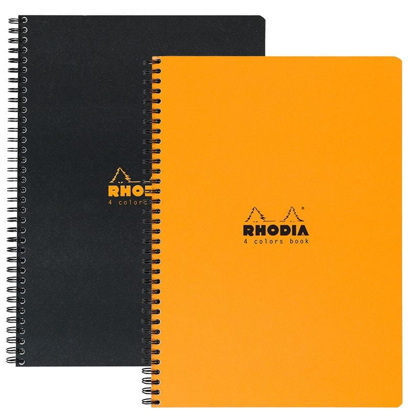 Rhodia Notebook Rhodia 4 Colors Spiral Notebook