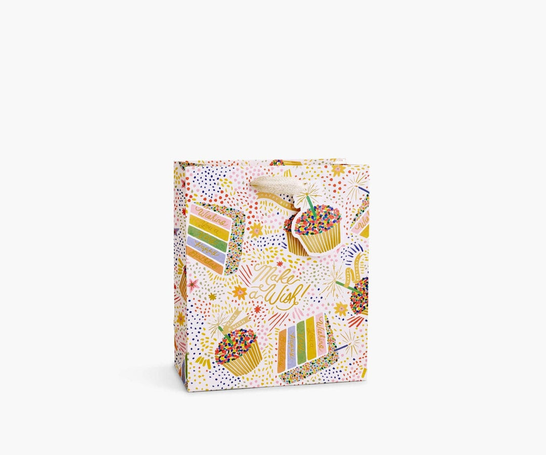 Rifle Paper Co. Gift Bag Birthday Cake Medium Gift Bag