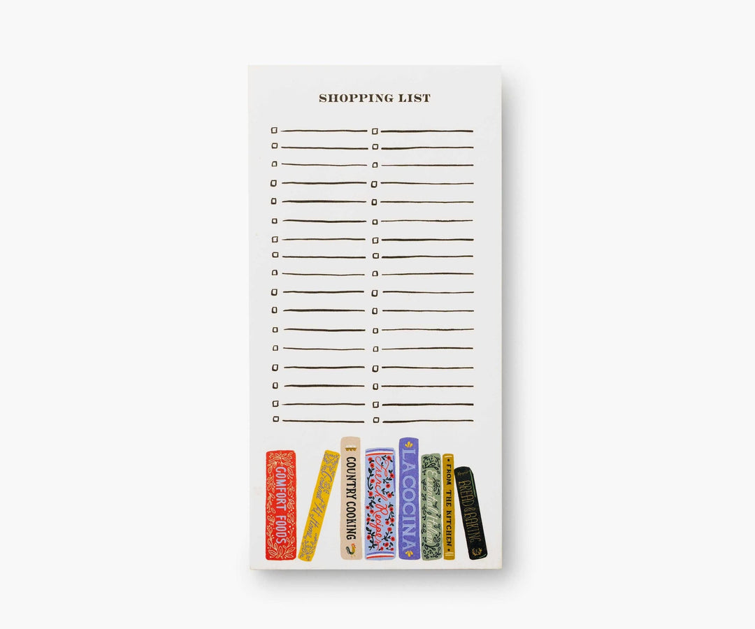 Rifle Paper Co. Notepad Cookbooks Market Pad