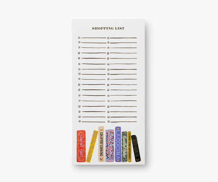Rifle Paper Co. Notepad Cookbooks Market Pad