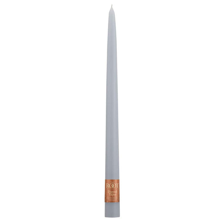 Root Candles Candles 12" / Platinum Dipped Taper Candles