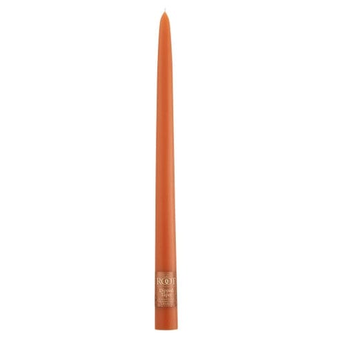Root Candles Candles 12" / Rust Dipped Taper Candles