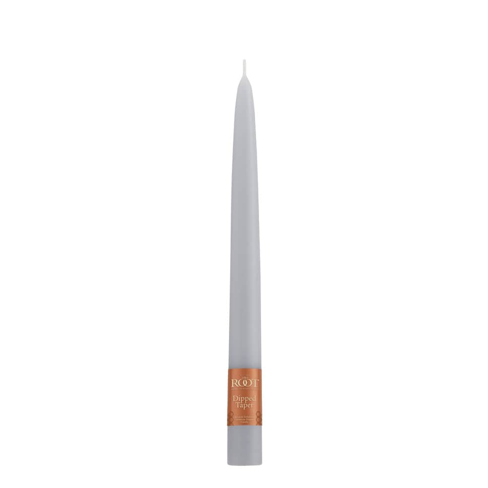 Root Candles Candles 9" / Platinum Dipped Taper Candles