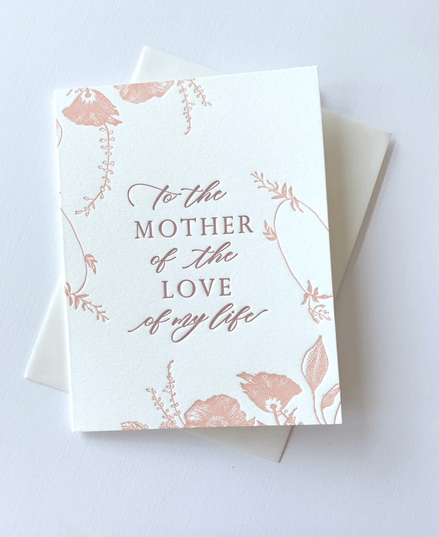 Rust Belt Love Paperie Single Card To The Mother of The Love of My Life Card