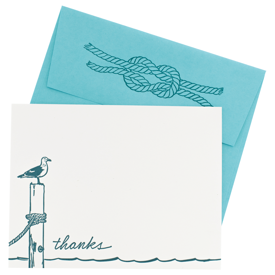 Smudge Ink Stationery Set Seagull Stationery Set