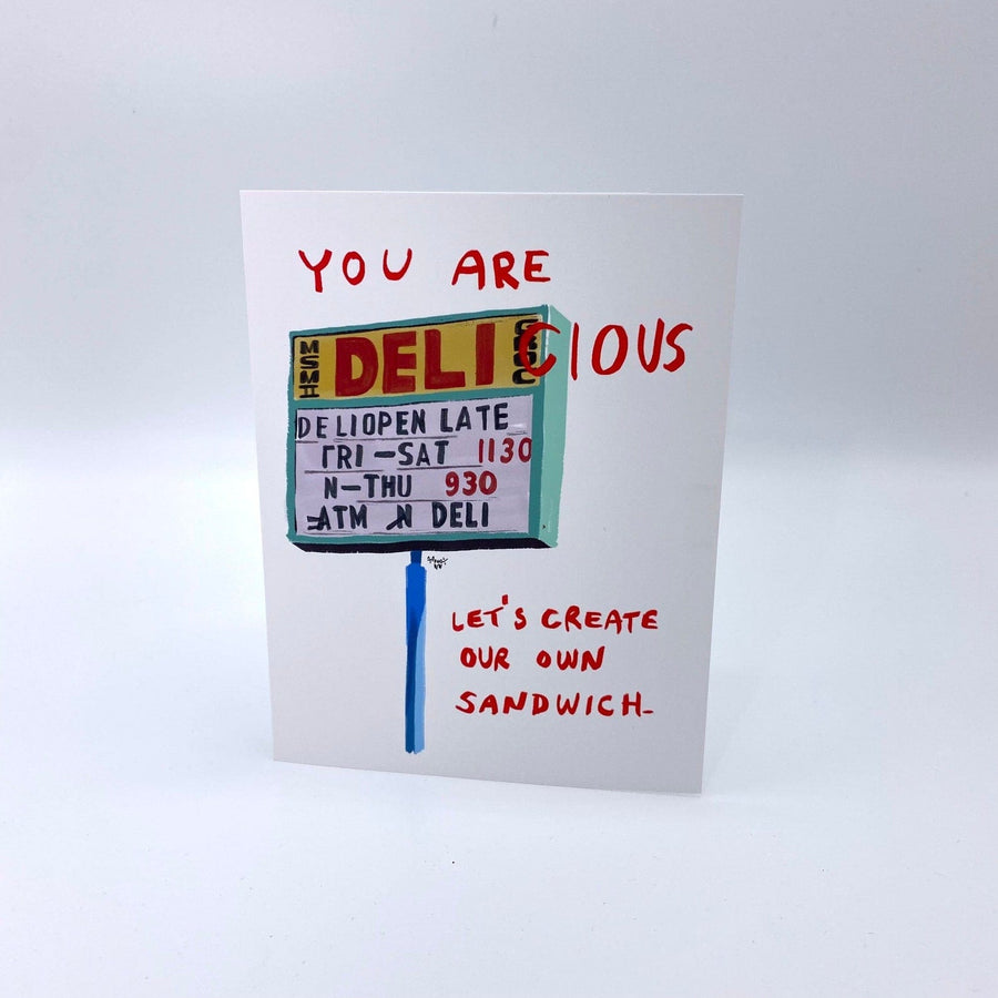 Snowday Press Card Tacoma Valentine - You are DELIcious Card