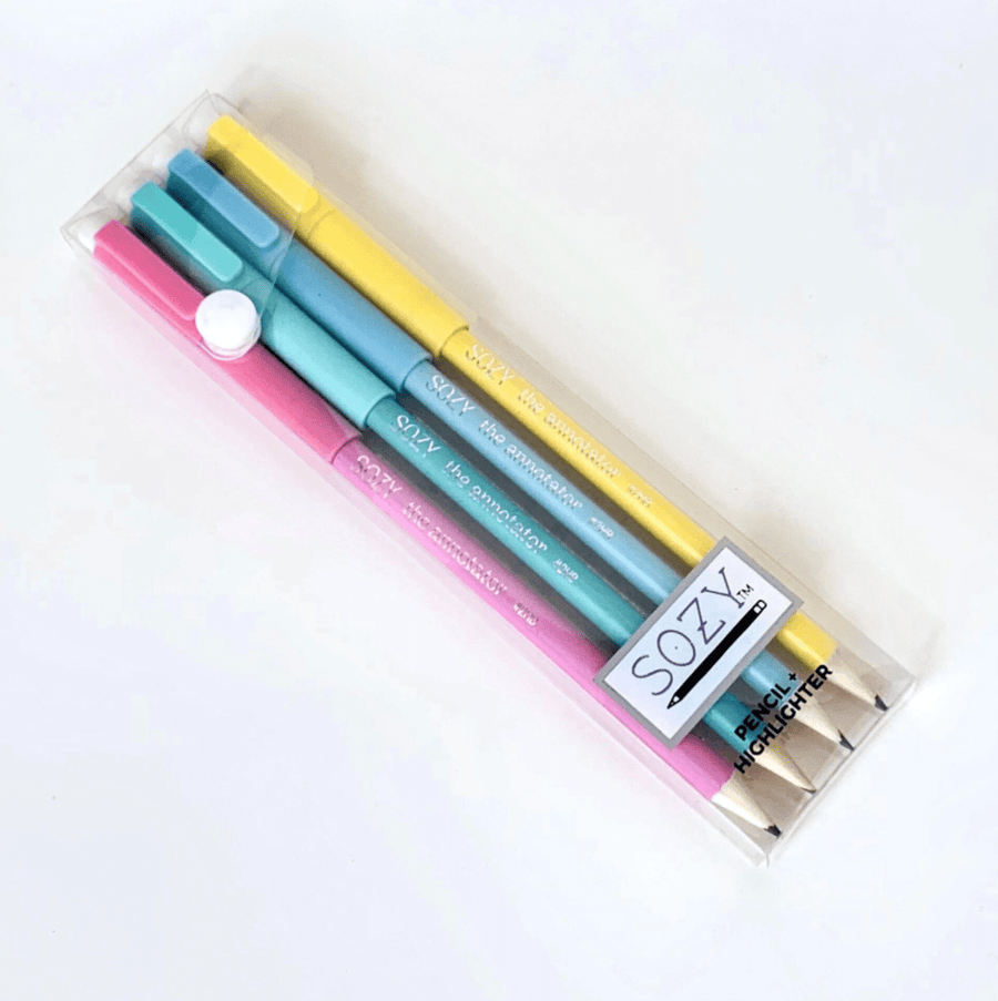 Sozy Pencils Pencils Sozy Pencils - 4 Pack of Pastels