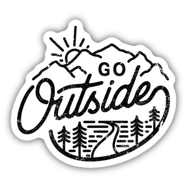 Stickers Northwest Sticker Go Outside Sticker