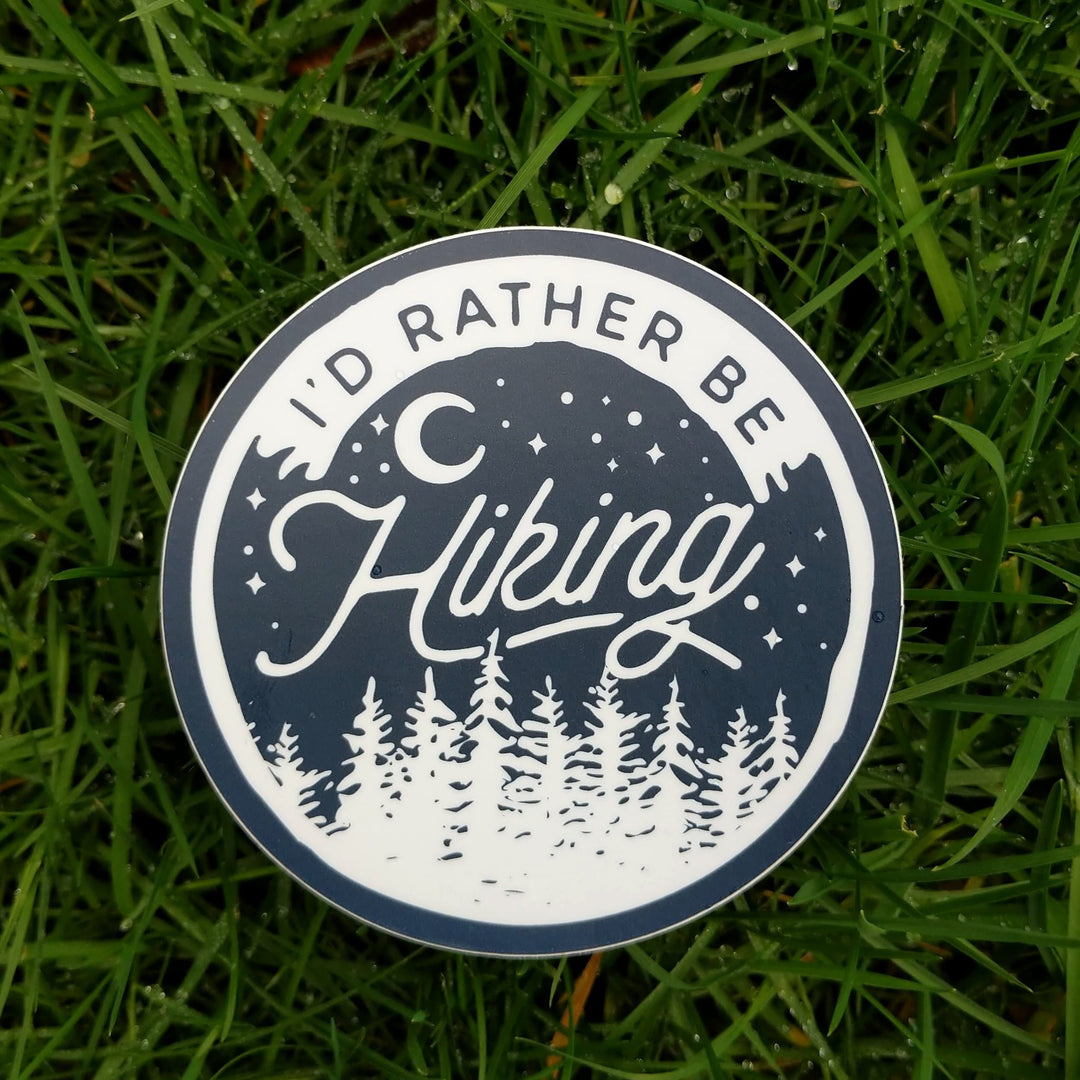 Stickers Northwest Sticker I'd Rather Be Hiking Sticker