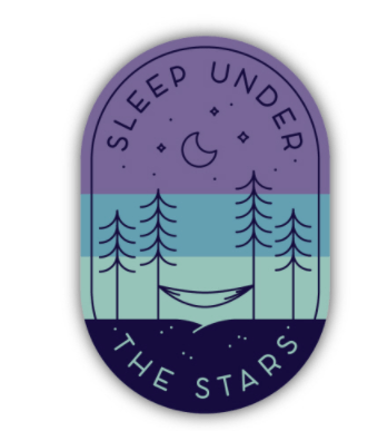Stickers Northwest Sticker Sleep Under the Stars Sticker