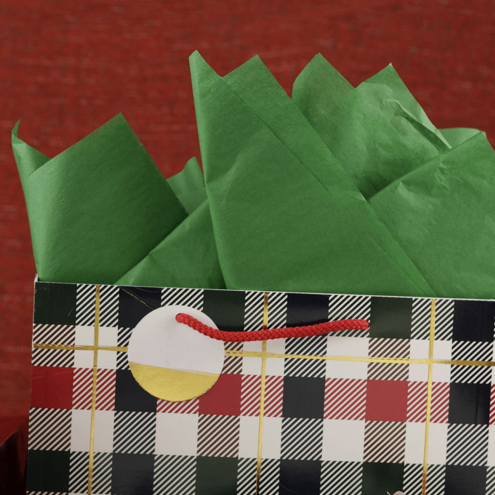 Green Tissue Paper - 5 Pack