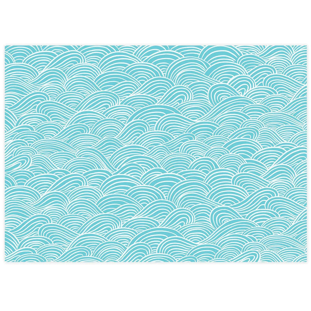 The Social Type Cards Waves Tissue Paper