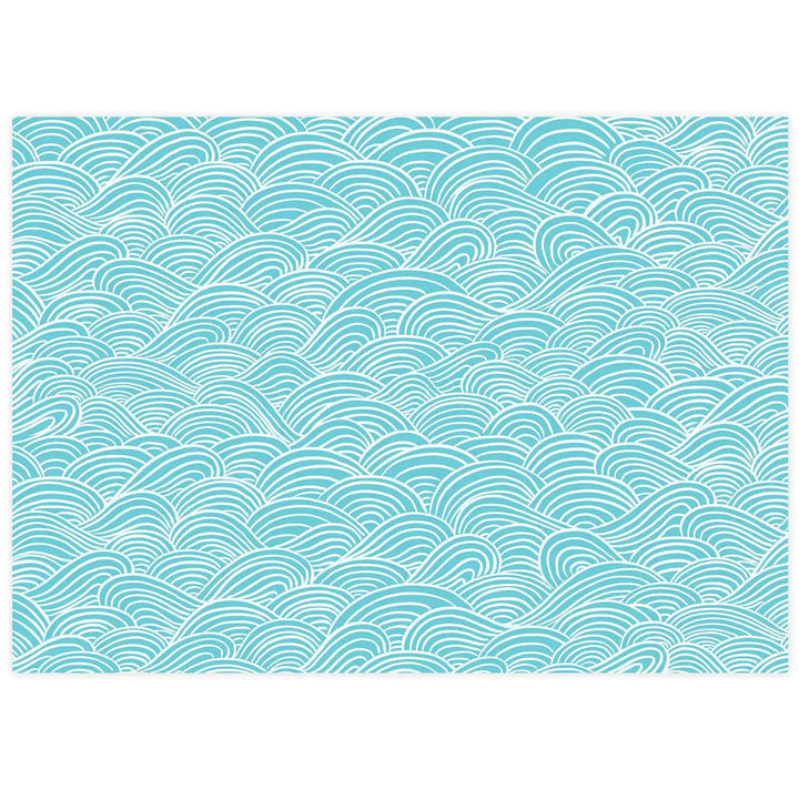 The Social Type Cards Waves Tissue Paper