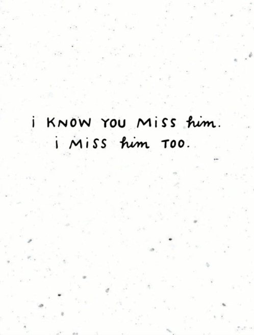 Thoughtful Human Single Card Miss Him Card