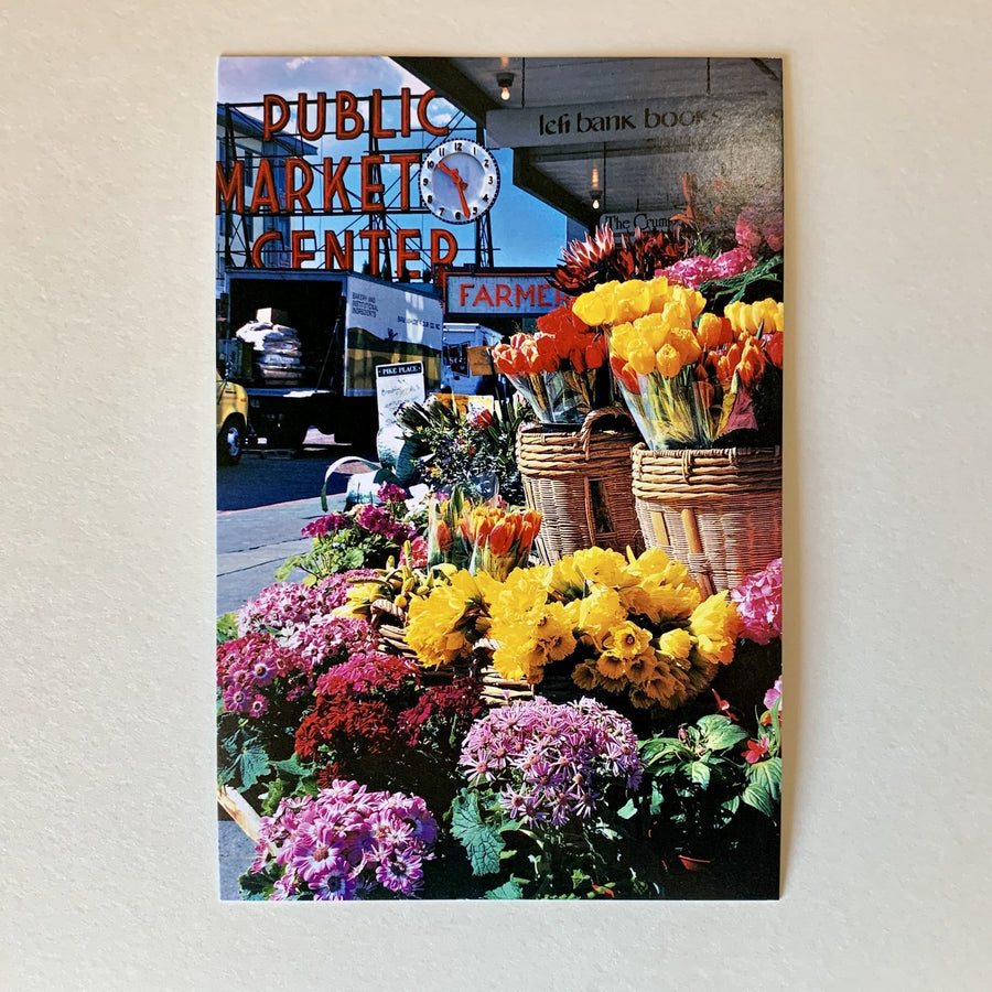 Tom Haseltine Photography Postcard Market Flowers Postcard