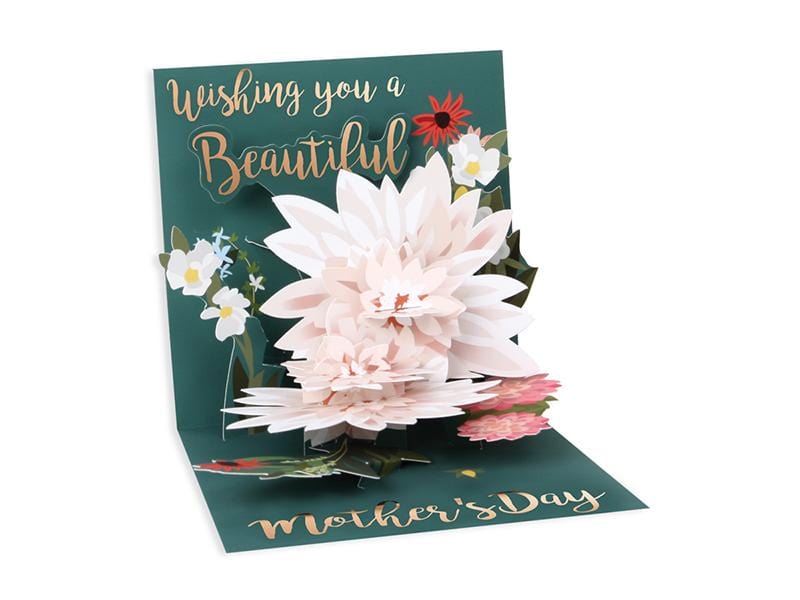 Up With Paper Card Beautiful Wishes Mother's Day Pop-Up Card
