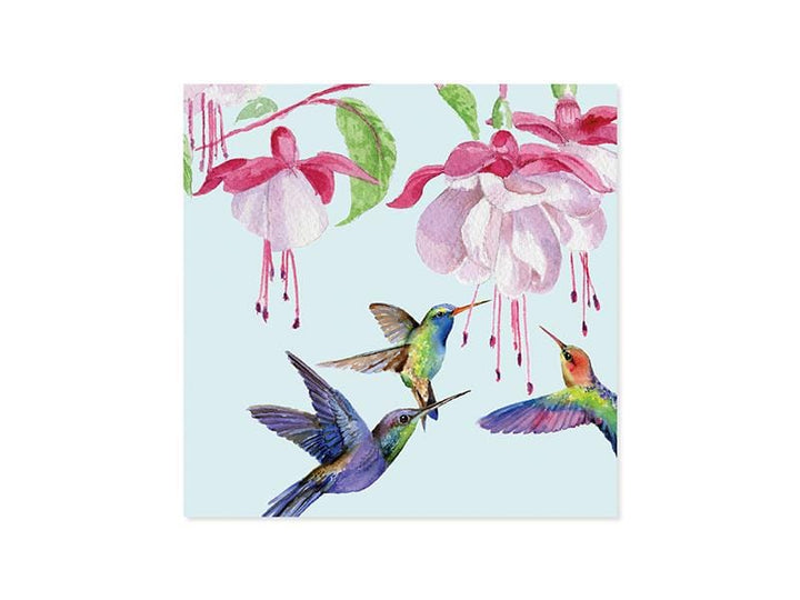 Up With Paper Card Hummingbirds Pop-Up Card