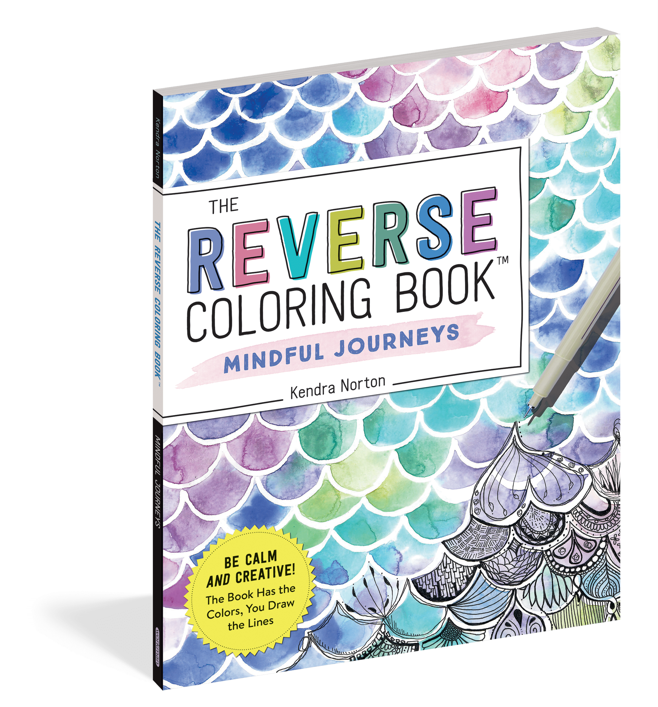 Abstract Geometrics - A Reverse Coloring Book for Geometric Designs Lovers  - Book 3