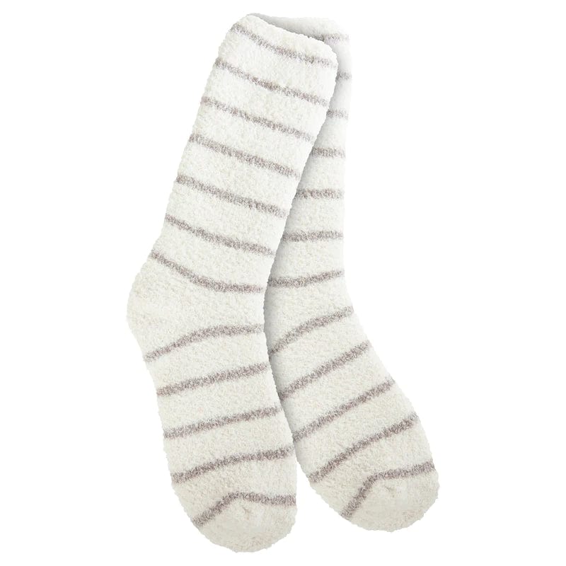 Softest Solid Merino Sock in Cream