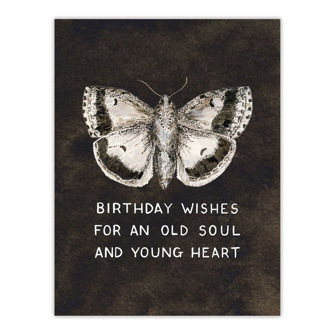 Yardia Card Birthday Wishes Moth Card