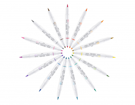 Zebra Pen Zebra Mildliner Double Ended Brush Pen
