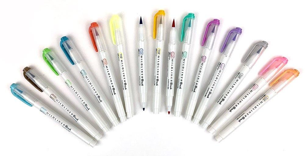 Zebra Pen Zebra Mildliner Double Ended Brush Pen