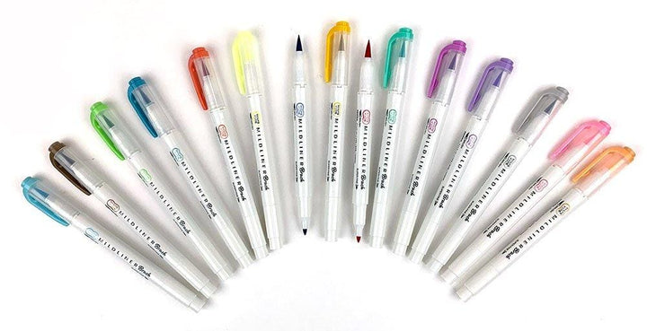 Zebra Pen Zebra Mildliner Double Ended Brush Pen
