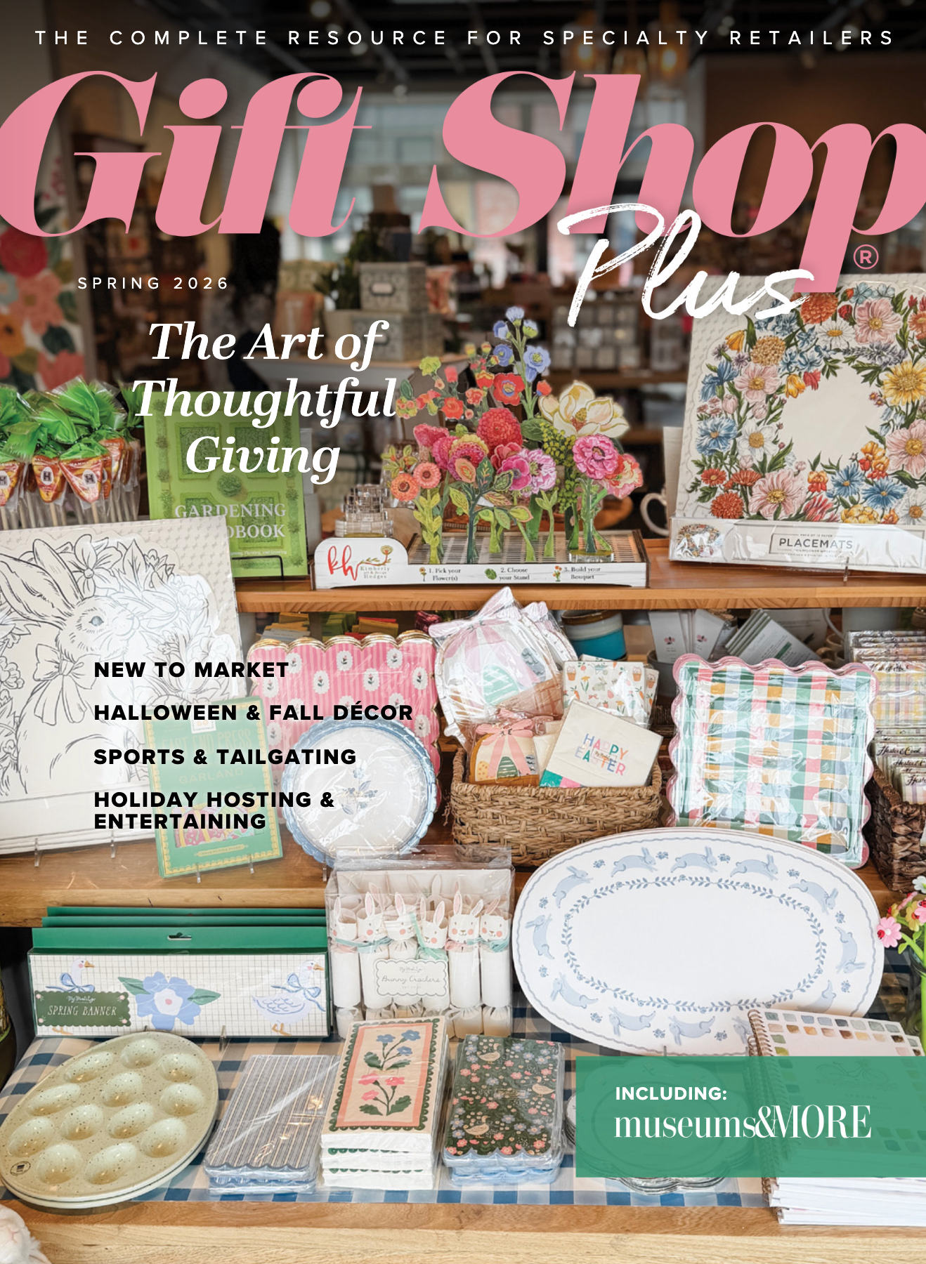 We're on the Cover of Spring 2026 Issue of Gift Shop Plus Magazine!