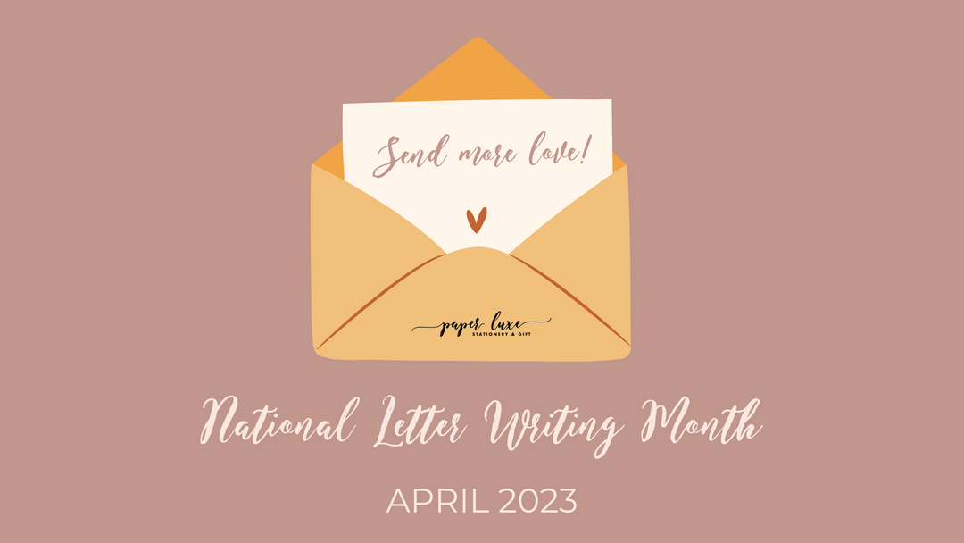 National Letter Writing Month, April 2023.