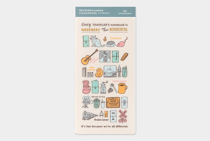 TRAVELER'S notebook Clear Folder 2027 (Regular Size)