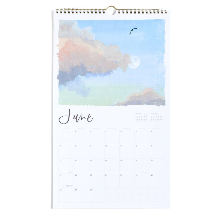 1Canoe2 Paper 2026 Land & Sky Landscapes Wall Calendar