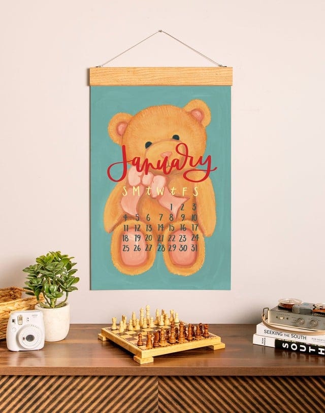 1Canoe2 Paper 2026 XL Calendar - Simply Charmed