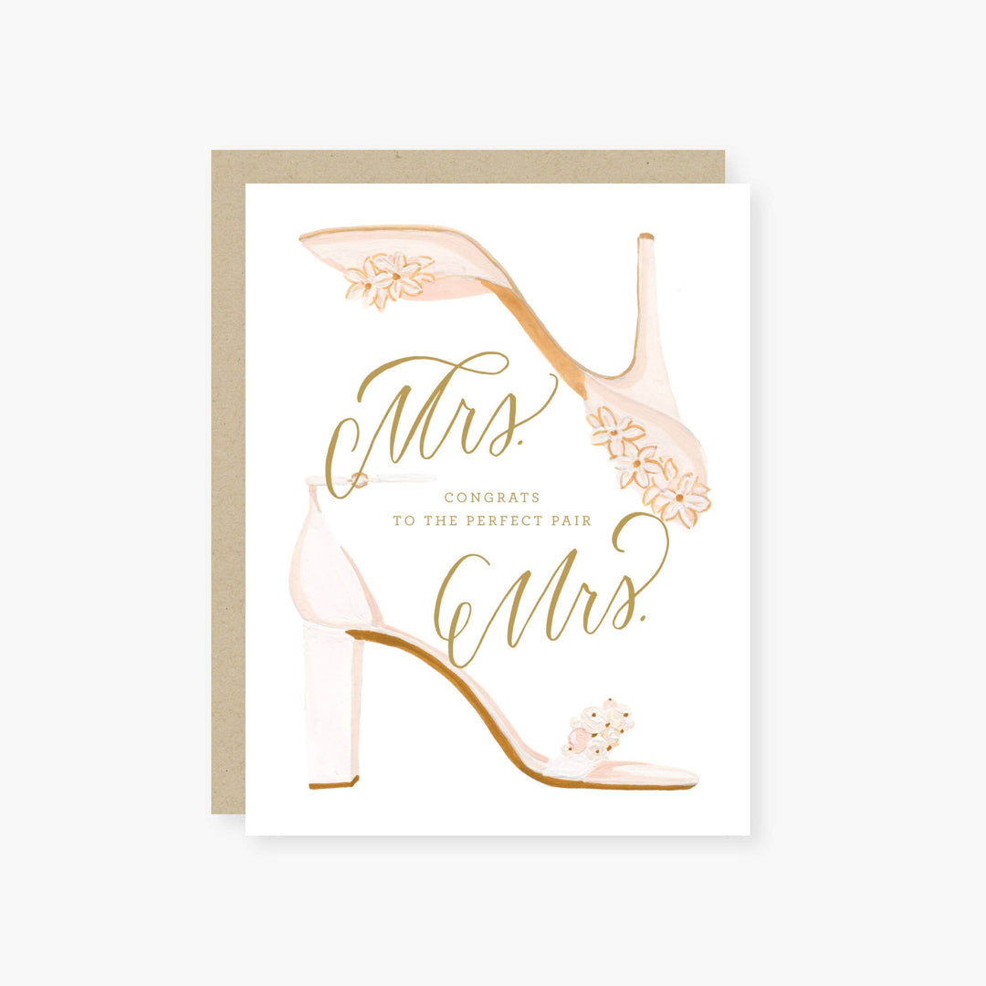 2021 Co. Card Mrs & Mrs ( perfect pair ) Wedding Card