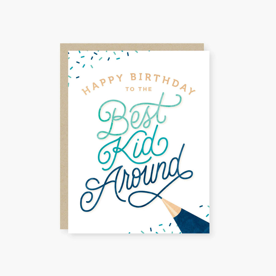 2021 Co. Cards Best kid around kids birthday card