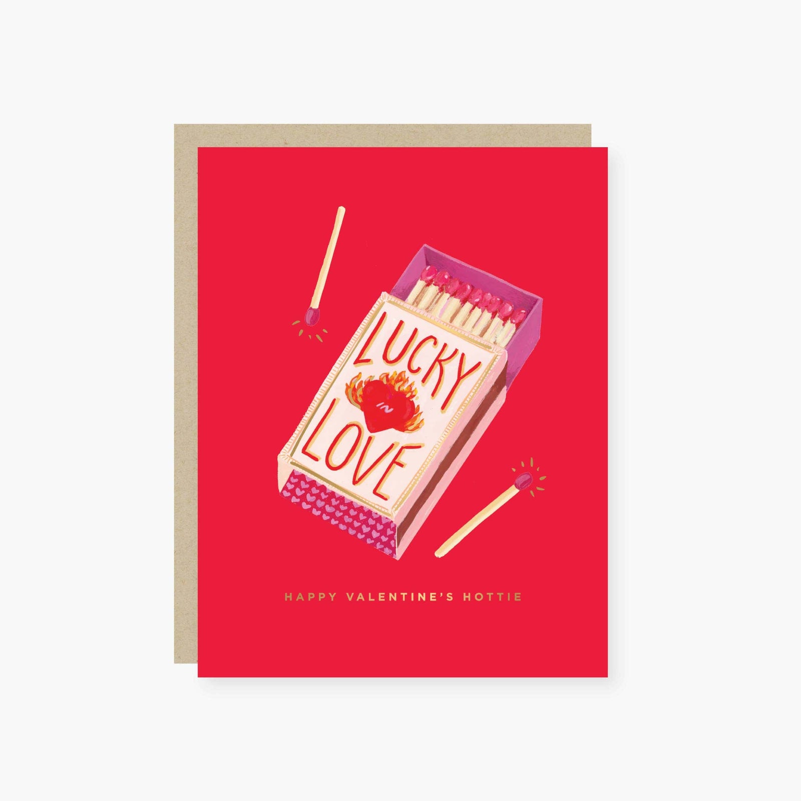 2021 Co. Cards Lucky in Love Matches Valentine's Card