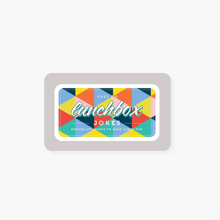 2021 Co. Cards Lunchbox Jokes set of 24 notecards in metal tin