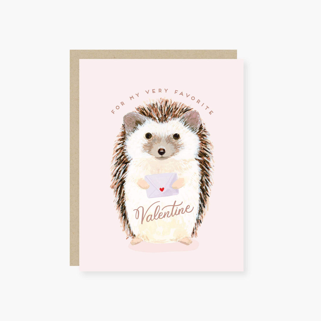 2021 Co. Cards Very Favorite Valentine Hedgehog Valentine's