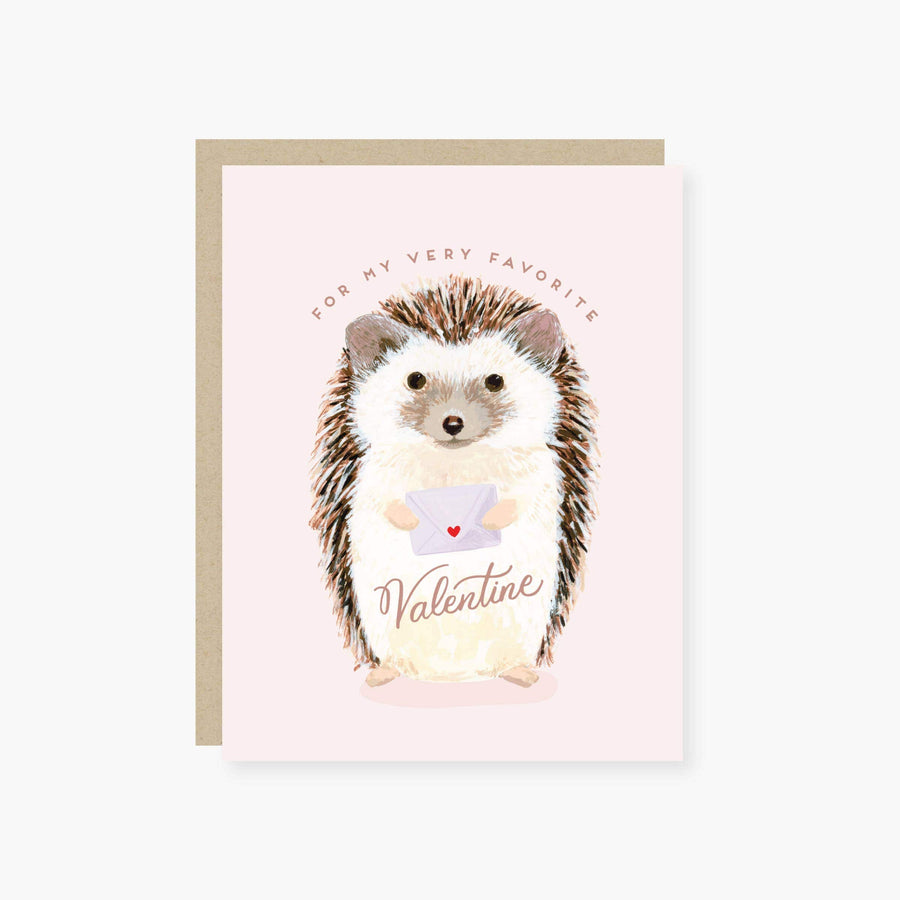 2021 Co. Cards Very Favorite Valentine Hedgehog Valentine's