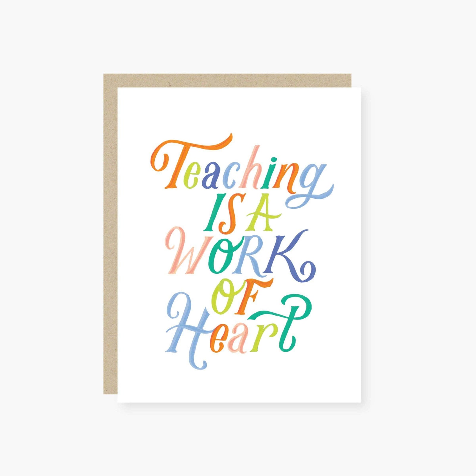 2021 Co. Cards Work of Heart Teacher Appreciation Card