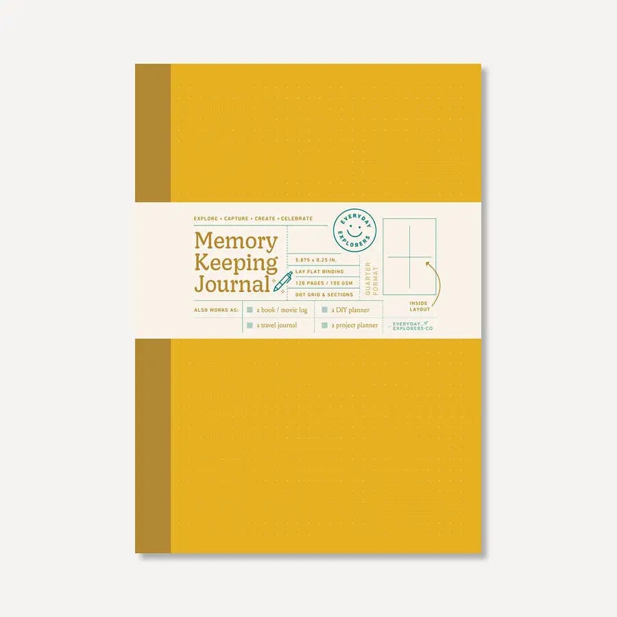 Everyday Explorers Co Guided Journal Memory Keeping Journal - Quarter Format