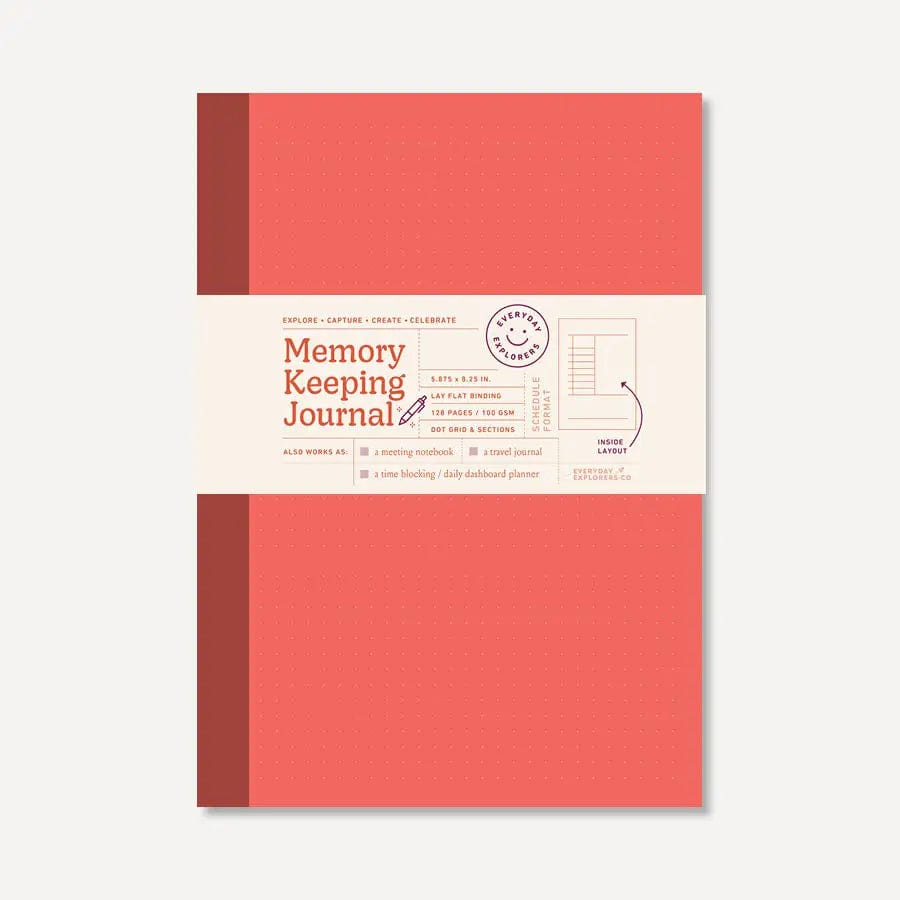Everyday Explorers Co Guided Journal Memory Keeping Journal - Schedule Format