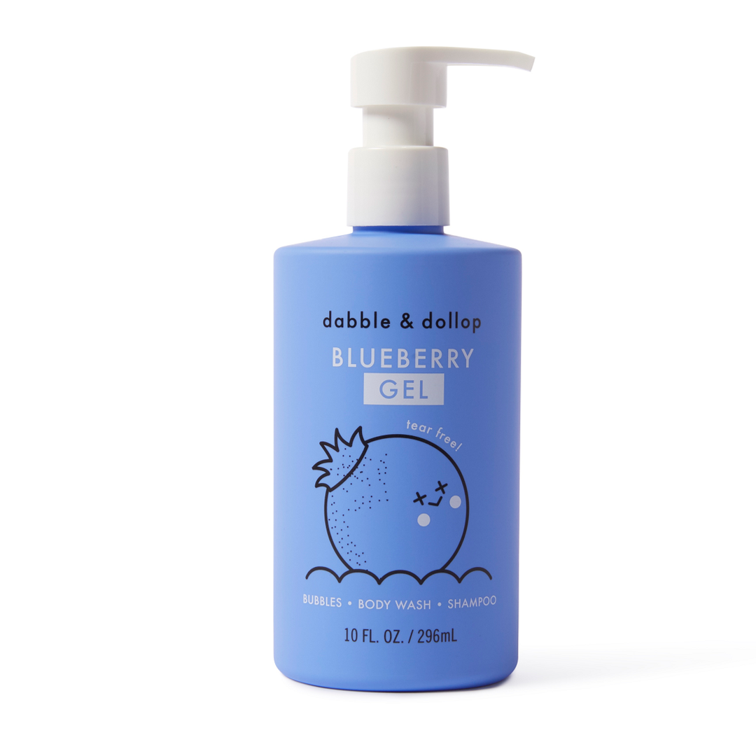 Dabble & Dollop® Baby Tear-Free Shampoo, Body Wash, & Bubbles - Blueberry